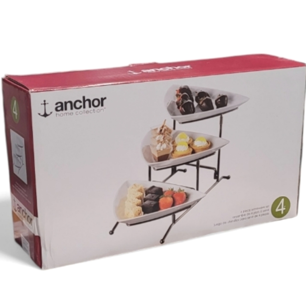 ANCHOR Home Collection Tiered Serveware Set